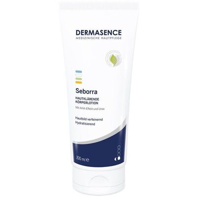 Dermasence Seborra lotion corporel clarifiante - Lotion pour le corps 200 ml - Publicité Dermasence Seborra lotion corporel clarifiante - Lotion pour le corps 200 ml - Publicité