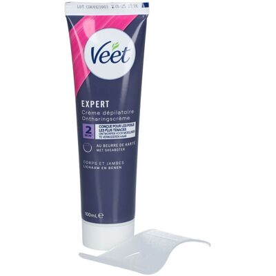 Veet - Expert - Corps et jambes - 100 ml - Crème dépilatoire - Publicité Veet - Expert - Corps et jambes - 100 ml - Crème dépilatoire - Publicité