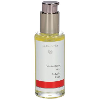 Huile pour le corps Rose Dr. Hauschka - Huile Corporelle - Publicité Huile pour le corps Rose Dr. Hauschka - Huile Corporelle - Publicité