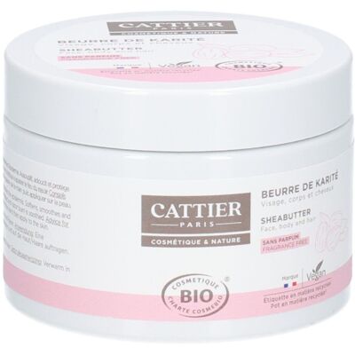 Cattier Beurre de Karité 100% bio Crème 100 g - Publicité Cattier Beurre de Karité 100% bio Crème 100 g - Publicité