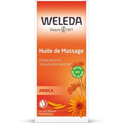 Huile de Massage à l'Arnica de Weleda - Préparation et Récupération Sportive - Publicité Huile de Massage à l'Arnica de Weleda - Préparation et Récupération Sportive - Publicité