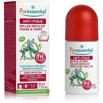 Puressentiel Anti-Pique Roller Répulsif Visage & Corps Rouleau 50 ml - Publicité Puressentiel Anti-Pique Roller Répulsif Visage & Corps Rouleau 50 ml - Publicité