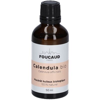 Huile de Calendula Biologique FOUCAUD - Soin de la peau 50ml - Publicité Huile de Calendula Biologique FOUCAUD - Soin de la peau 50ml - Publicité