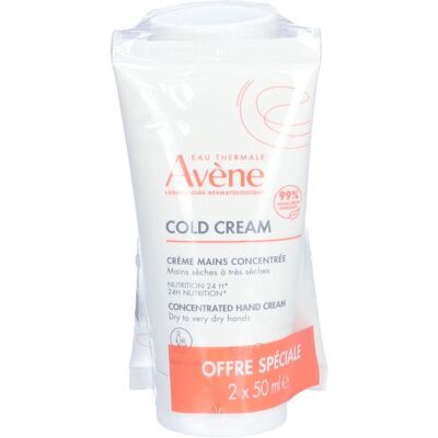 Avène Cold Cream Crème Mains - 100ml - Publicité Avène Cold Cream Crème Mains - 100ml - Publicité