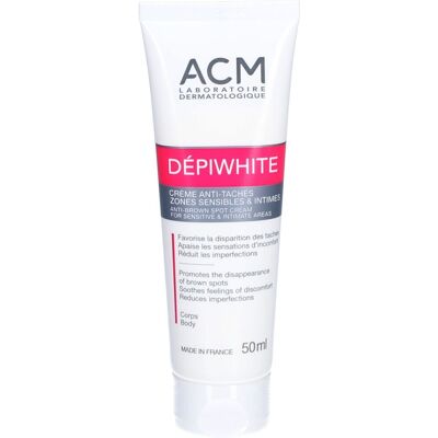 No Brand DEPIWHITE Crème Anti-Tâches Zones Sensibles & Intimes Pour La Peau 50 ml - Publicité No Brand DEPIWHITE Crème Anti-Tâches Zones Sensibles & Intimes Pour La Peau 50 ml - Publicité