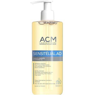 ACM Sensitélial AD Huile Lavante De Bain 500 ml - Publicité ACM Sensitélial AD Huile Lavante De Bain 500 ml - Publicité