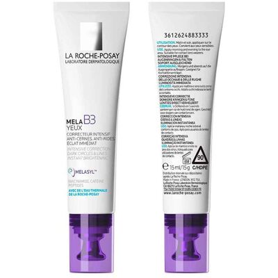 PDM to be maintained La Roche Posay Mela B3 Yeux Correcteur intensif Crème Pour Peau 15 ml - Publicité PDM to be maintained La Roche Posay Mela B3 Yeux Correcteur intensif Crème Pour Peau 15 ml - Publicité