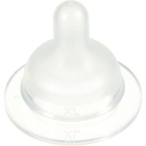 Difrax® Tétine Wide Bouillie XL 6+ mois Tétine(S) 2 pc(s) - Publicité Difrax® Tétine Wide Bouillie XL 6+ mois Tétine(S) 2 pc(s) - Publicité
