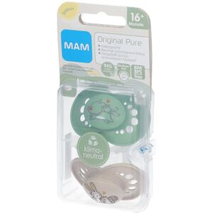 MAM Original Pure Tétines en silicone à motif Vert-écru 16 mois et + Tétine(S) 2 pc(s) - Publicité MAM Original Pure Tétines en silicone à motif Vert-écru 16 mois et + Tétine(S) 2 pc(s) - Publicité
