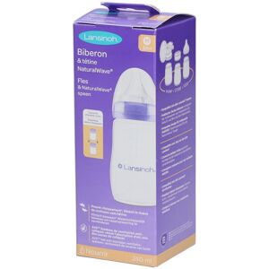 Lansinoh Biberon + Tétine NaturalWave 3m+ 240 ml 1 pc(s) - Publicité Lansinoh Biberon + Tétine NaturalWave 3m+ 240 ml 1 pc(s) - Publicité