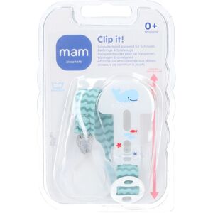 MAM Clip-it! Pure Attache-Sucette Attache-Tétine 1 pc(s) - Publicité MAM Clip-it! Pure Attache-Sucette Attache-Tétine 1 pc(s) - Publicité
