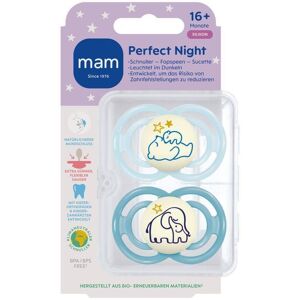 MAM Perfect Night Tétine silicone bleu 16 mois et + Sucette(S) 2 pc(s) - Publicité MAM Perfect Night Tétine silicone bleu 16 mois et + Sucette(S) 2 pc(s) - Publicité