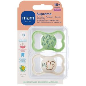 MAM Supreme Tétine Silicone Unisexe 16 mois et + Sucette(S) 2 pc(s) - Publicité MAM Supreme Tétine Silicone Unisexe 16 mois et + Sucette(S) 2 pc(s) - Publicité
