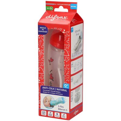 Difrax S-flex Biberon Naturel 250 ml - Biberon - Publicité Difrax S-flex Biberon Naturel 250 ml - Biberon - Publicité