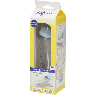 Difrax S-fles Natural 250ml - Biberon pour bébé - Publicité Difrax S-fles Natural 250ml - Biberon pour bébé - Publicité