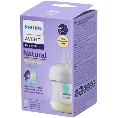 Cmmainbrand2863 Philips Avent Natural Response Biberon avec Valve AirFree SCY670/01 Bouteilles 1 pc(s) - Publicité Cmmainbrand2863 Philips Avent Natural Response Biberon avec Valve AirFree SCY670/01 Bouteilles 1 pc(s) - Publicité
