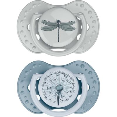 DIFRAX - Dynamic Botanic - Bleu - Vert - Pacifier - Publicité DIFRAX - Dynamic Botanic - Bleu - Vert - Pacifier - Publicité