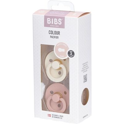 BIBS Duo de Sucettes Ivory/Blush 6-18 mois Sucette(S) 2 pc(s) - Publicité BIBS Duo de Sucettes Ivory/Blush 6-18 mois Sucette(S) 2 pc(s) - Publicité