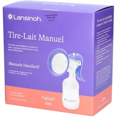 Lansinoh Pompe à Lait Manuelle - Tire-lait - Publicité Lansinoh Pompe à Lait Manuelle - Tire-lait - Publicité