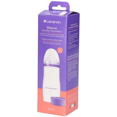 Lansinoh Biberon NaturalWave Tétine(S) 1 pc(s) - Publicité Lansinoh Biberon NaturalWave Tétine(S) 1 pc(s) - Publicité
