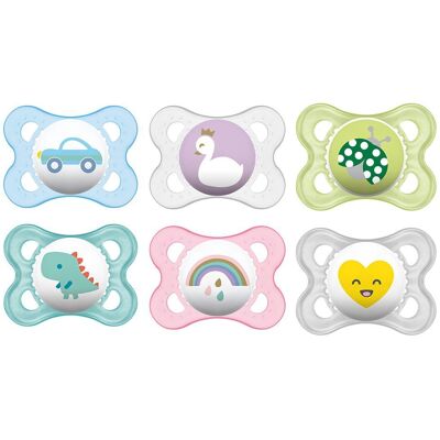 MAM Original Tétines en silicone 0-6 mois (couleur/motif non sélectionnable) Sucette(S) 2 pc(s) - Publicité MAM Original Tétines en silicone 0-6 mois (couleur/motif non sélectionnable) Sucette(S) 2 pc(s) - Publicité