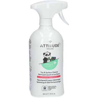 ATTITUDE Nature+ Nettoyant jouets et surfaces - Produit de nettoyage - Publicité ATTITUDE Nature+ Nettoyant jouets et surfaces - Produit de nettoyage - Publicité