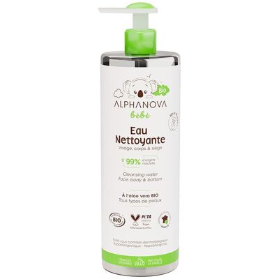 Alphanova Eau nettoyante Gel Nettoyant 400 ml - Publicité Alphanova Eau nettoyante Gel Nettoyant 400 ml - Publicité