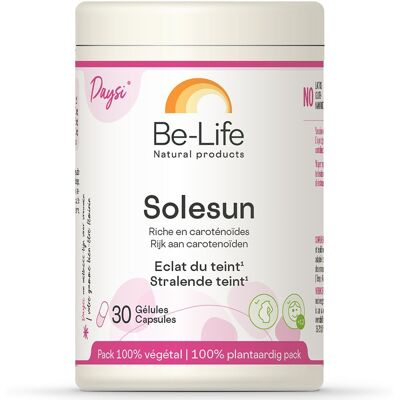 Be-Life Solesun 365 - Soutien peau & soleil - Complément alimentaire - Publicité Be-Life Solesun 365 - Soutien peau & soleil - Complément alimentaire - Publicité