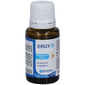 LABORATOIRE NUTERGIA Ergy D Goutte(S) Orale(S) 15 ml - Publicité LABORATOIRE NUTERGIA Ergy D Goutte(S) Orale(S) 15 ml - Publicité