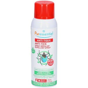 PURESSENTIEL Spray Répulsif Anti-Tique 100 ml - Publicité PURESSENTIEL Spray Répulsif Anti-Tique 100 ml - Publicité