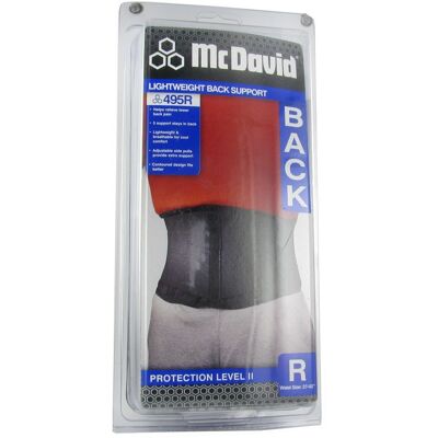 McDavid Lightweight Back Support Noir Taille M Bandage(S) 1 pc(s) - Publicité McDavid Lightweight Back Support Noir Taille M Bandage(S) 1 pc(s) - Publicité