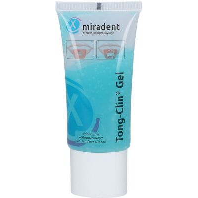 MIRADENT Tong-Clin Gel - Gel de nettoyage de la langue - Publicité MIRADENT Tong-Clin Gel - Gel de nettoyage de la langue - Publicité