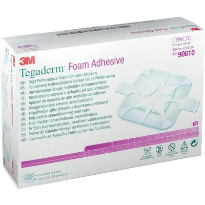 3M™ Tegaderm™ Foam Adhesive 8,8 cm x Compresses 10 pc(s) - Publicité 3M™ Tegaderm™ Foam Adhesive 8,8 cm x Compresses 10 pc(s) - Publicité