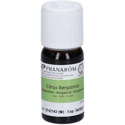 Pranarôm Bergamotier Bio - Huile essentielle de Citrus bergamia 10 ml - Publicité Pranarôm Bergamotier Bio - Huile essentielle de Citrus bergamia 10 ml - Publicité