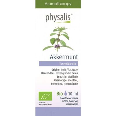 Physalis® Menthe des Champs Huile Essentielle Bio 10 ml - Publicité Physalis® Menthe des Champs Huile Essentielle Bio 10 ml - Publicité