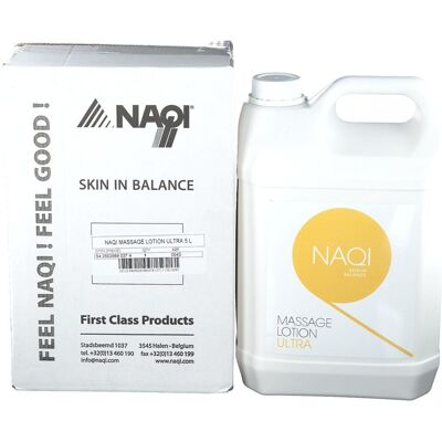 NAQI® Massage Lotion Ultra Lotion(S) 5 l - Publicité NAQI® Massage Lotion Ultra Lotion(S) 5 l - Publicité