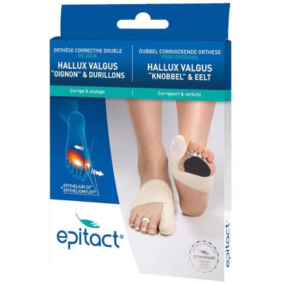 Epitact® Orthèse Corrective de Jour pour Hallux Valgus « Oignon » & Durillons Gauche Medium Bandage(S) 1 pc(s) - Publicité Epitact® Orthèse Corrective de Jour pour Hallux Valgus « Oignon » & Durillons Gauche Medium Bandage(S) 1 pc(s) - Publicité