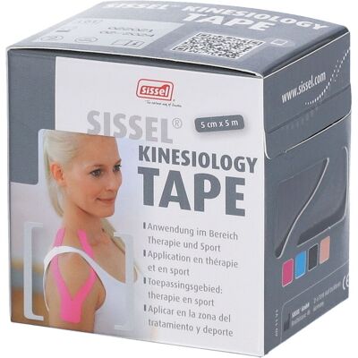 Sissel® Kinesiology Tape Noir 5 cm x m Bandage(S) 1 pc(s) - Publicité Sissel® Kinesiology Tape Noir 5 cm x m Bandage(S) 1 pc(s) - Publicité