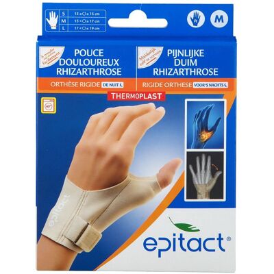 Epitact® Pouce Douloureux Rhizarthrose - Orthèse Rigide de Nuit Droite Medium Bandage(S) 1 pc(s) - Publicité Epitact® Pouce Douloureux Rhizarthrose - Orthèse Rigide de Nuit Droite Medium Bandage(S) 1 pc(s) - Publicité