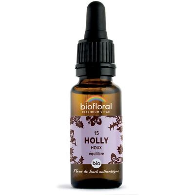 BIOFLORAL Holly Modèle 15 - Fleurs de Bach - Publicité BIOFLORAL Holly Modèle 15 - Fleurs de Bach - Publicité