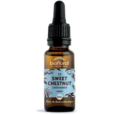 BIOFLORAL 30 - Sweet chestnut Châtaignier 20 ml Goutte(S) - Publicité BIOFLORAL 30 - Sweet chestnut Châtaignier 20 ml Goutte(S) - Publicité