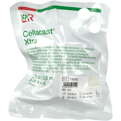 Lohmann & Rauscher Cellacast Xtra Plâtre CR 7,5 cm x 3,6 m 139852 Bandage(S) 1 pc(s) - Publicité Lohmann & Rauscher Cellacast Xtra Plâtre CR 7,5 cm x 3,6 m 139852 Bandage(S) 1 pc(s) - Publicité