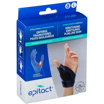 epitact® Attelle pouce d'immobilisation Droite L Bandage(S) 1 pc(s) - Publicité epitact® Attelle pouce d'immobilisation Droite L Bandage(S) 1 pc(s) - Publicité