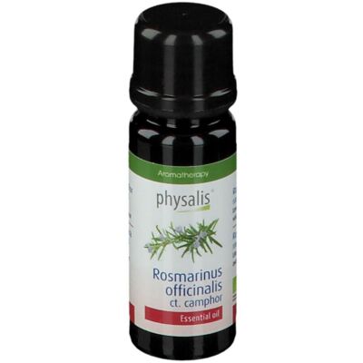 Physalis® Romarin ct. Camphre Huile Essentielle Bio 10 ml - Publicité Physalis® Romarin ct. Camphre Huile Essentielle Bio 10 ml - Publicité