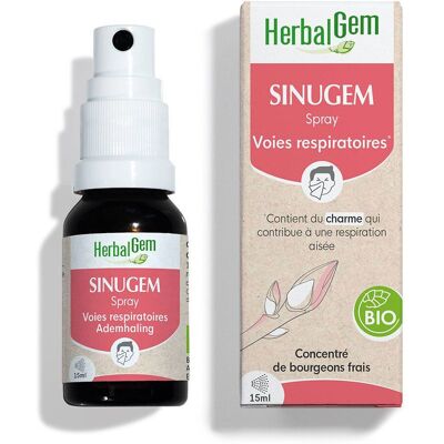 Herbalgem Sinugem Spray Respiratoire Bio - 15ml - Publicité Herbalgem Sinugem Spray Respiratoire Bio - 15ml - Publicité