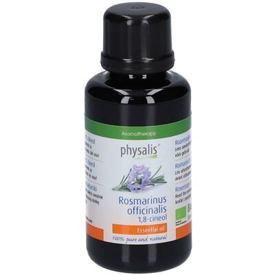 PHYSALIS Huile essentielle Romarin 1,8-cineol 30 ml - Publicité PHYSALIS Huile essentielle Romarin 1,8-cineol 30 ml - Publicité