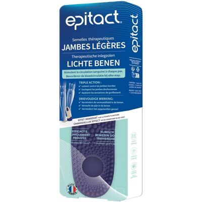 Epitact® Semelles Thérapeutiques Jambes Légères 42/44 Intérieures 1 pc(s) - Publicité Epitact® Semelles Thérapeutiques Jambes Légères 42/44 Intérieures 1 pc(s) - Publicité