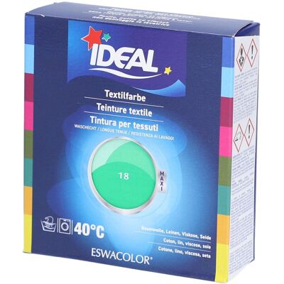 IDEAL Maxi Teinture textile longue tenue - 18 Menthe Teinture(S) 1 pc(s) - Publicité IDEAL Maxi Teinture textile longue tenue - 18 Menthe Teinture(S) 1 pc(s) - Publicité