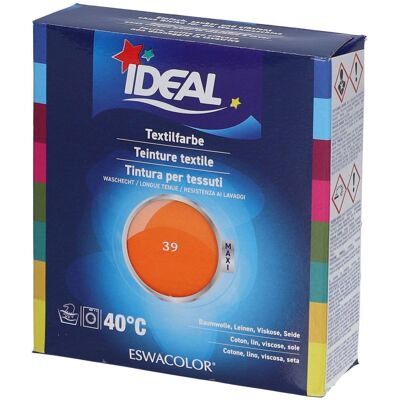 IDEAL Maxi Teinture textile longue tenue - 39 Orange Teinture(S) 1 pc(s) - Publicité IDEAL Maxi Teinture textile longue tenue - 39 Orange Teinture(S) 1 pc(s) - Publicité