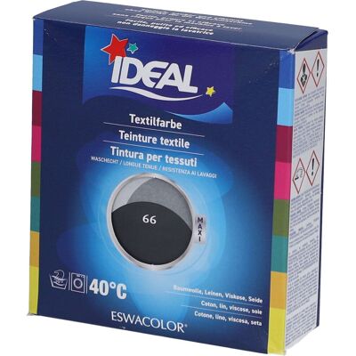 IDEAL Maxi Teinture textile longue tenue - 66 Ardoise Teinture(S) 1 pc(s) - Publicité IDEAL Maxi Teinture textile longue tenue - 66 Ardoise Teinture(S) 1 pc(s) - Publicité